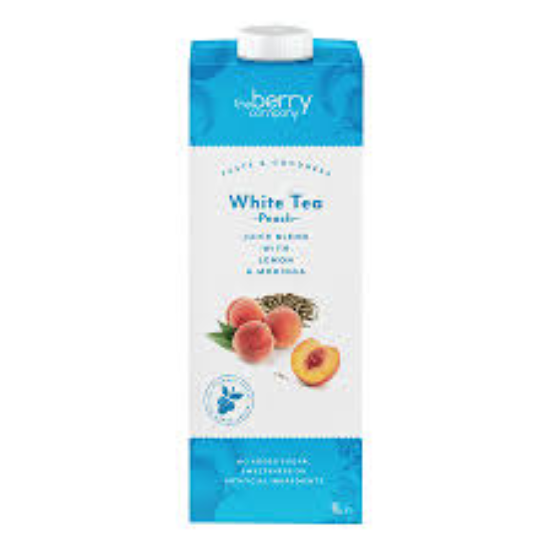 TBC WHITE TEA &PEACH JUICE 1LT
